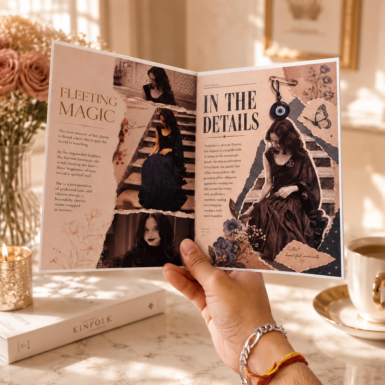 Personalized Photo Magazine 8 Pages | Custom Photo Book with Your Pictures, Names & Messages | Premium Glossy Print | Birthday, Anniversary, Wedding Gift