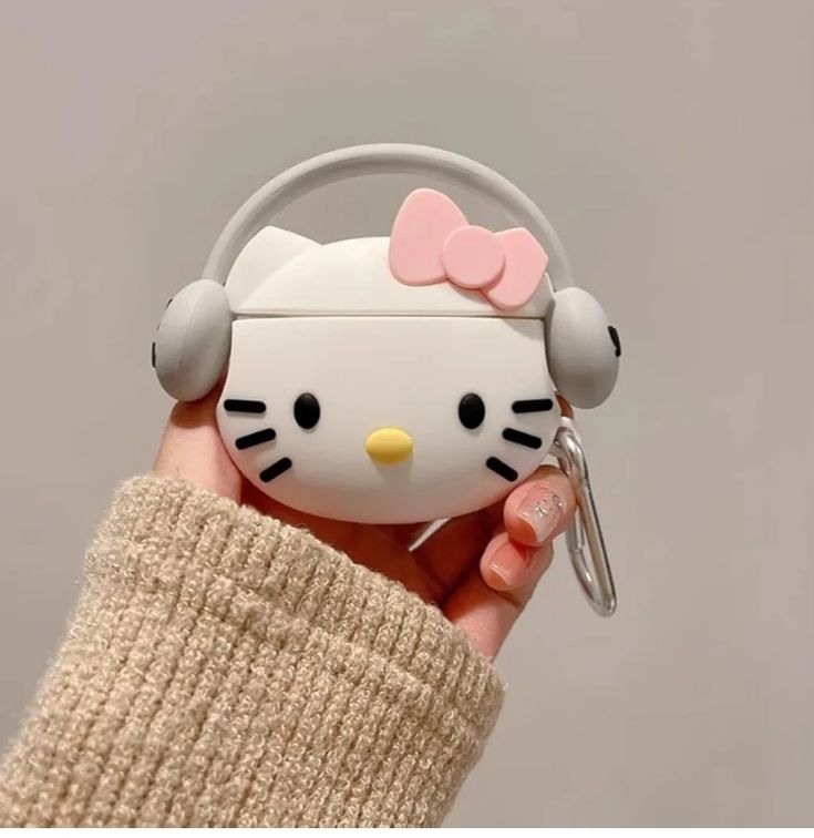 ute AirPods Case with Keychain, Durable Silicone Cover, Scratch Resistant, Full Body Protection