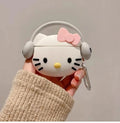 ute AirPods Case with Keychain, Durable Silicone Cover, Scratch Resistant, Full Body Protection